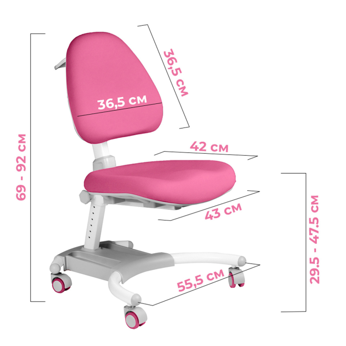 Характеристики Кресло Anatomica Figra розовый (выставочный образец) Характеристики Кресло Anatomica Figra розовый (выставочный образец)